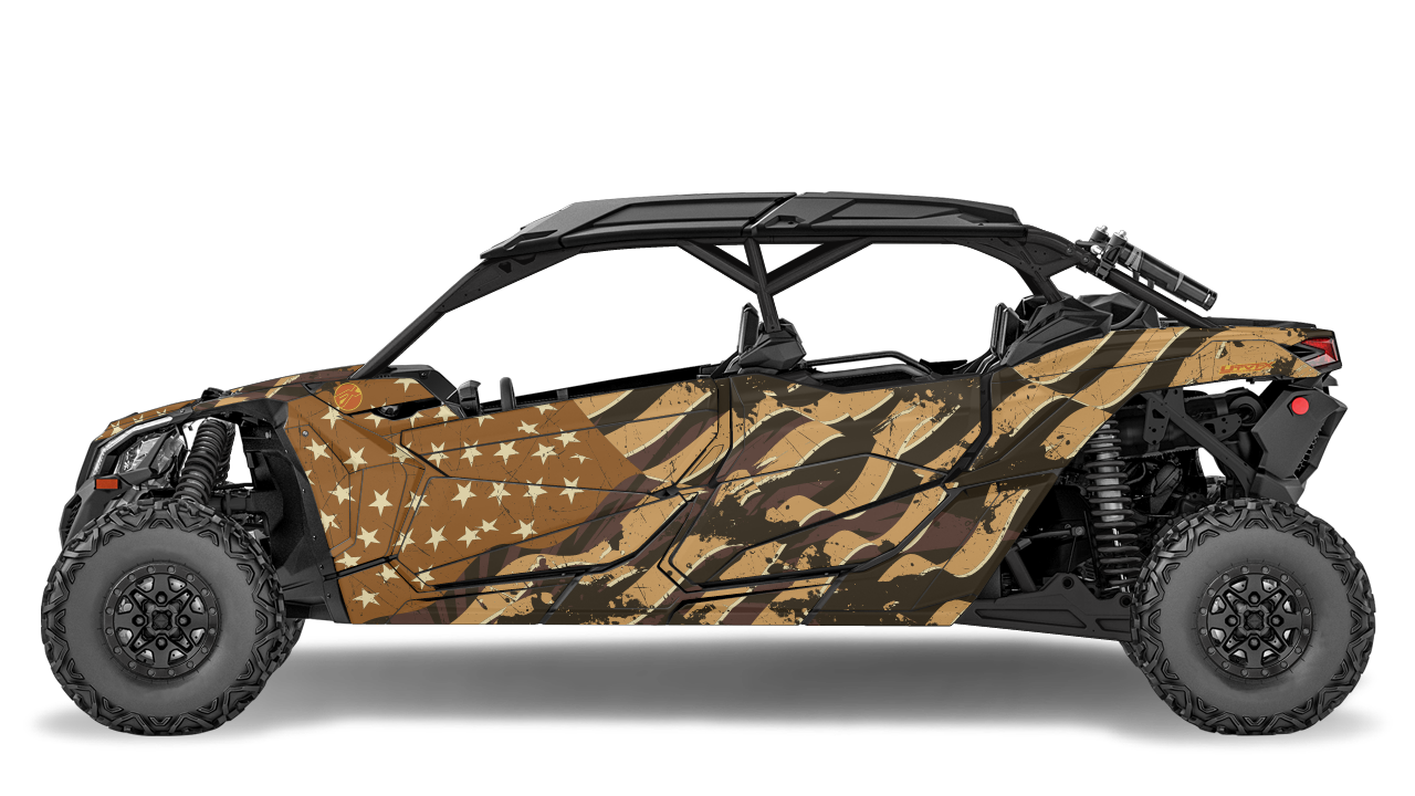 American Flag - Maverick X3 MAX 4-Door [2017+]