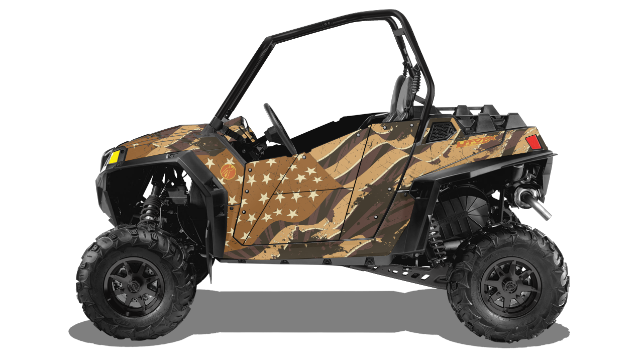 American Flag - RZR 2-Door [2008-2020]