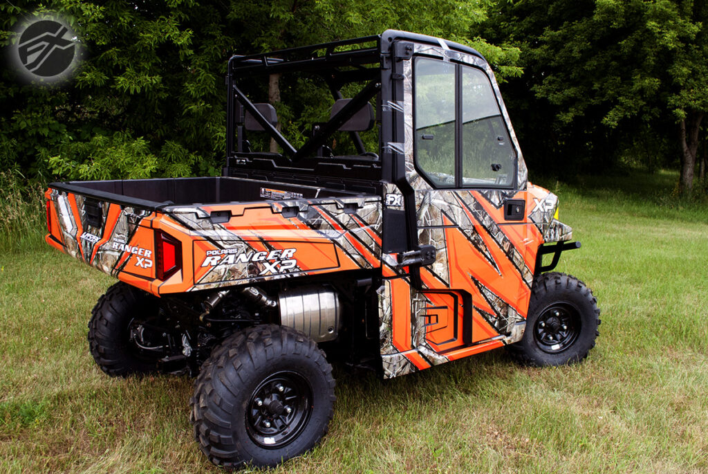 Polaris Ranger XP Real Tree Camo Custom Wrap by UTVFX Graphics